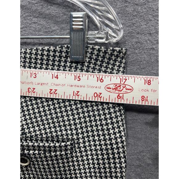 Anthropologie Essential Trouser Houndstooth Business Casual Womens Size 12 - Picture 15 of 16